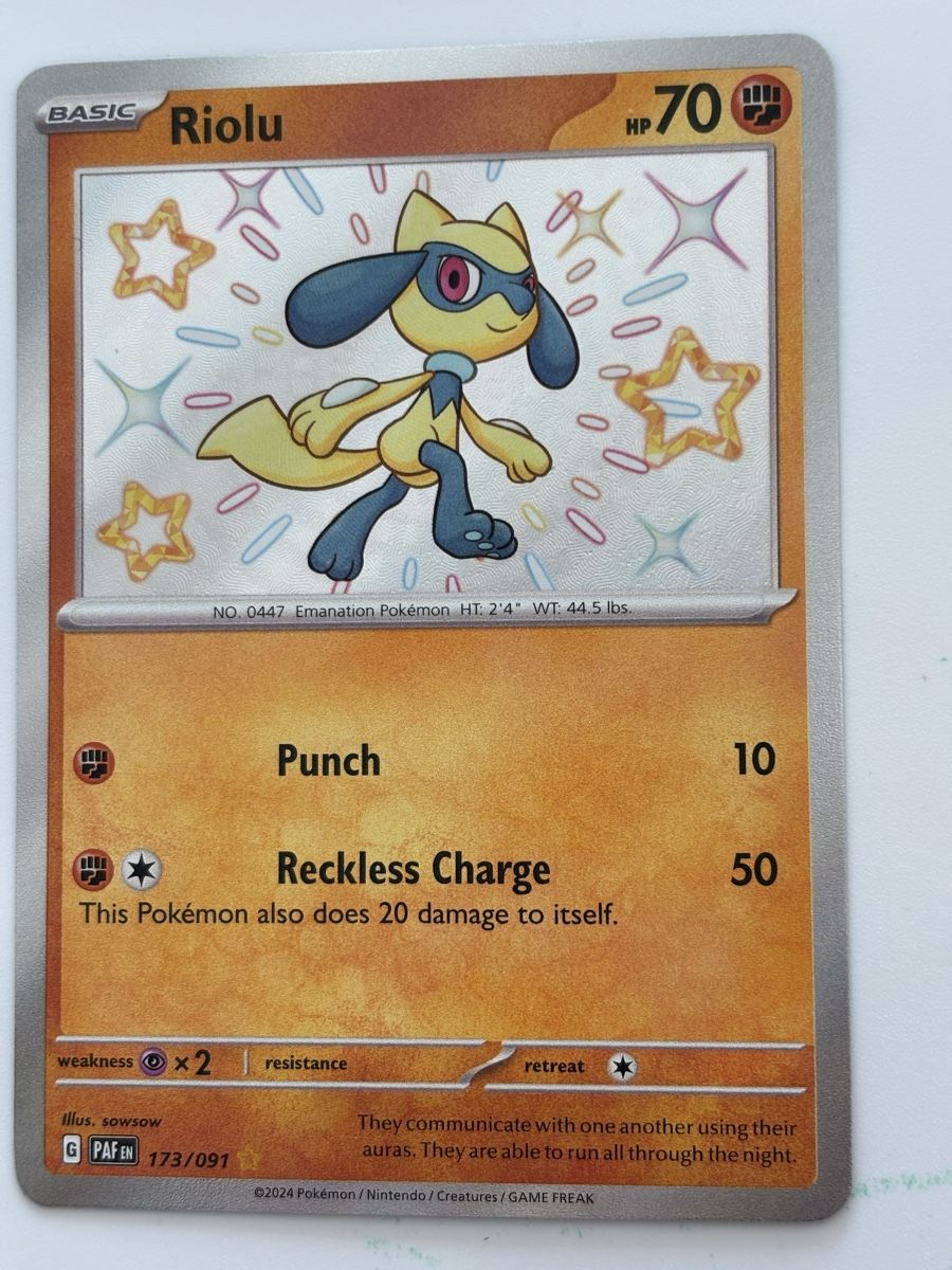 Pokémon Carte collezionabili: Carte Pokémon RIOLU par 173 – Nuovo (secondo la descrizione) da lausanne venduto da helderj