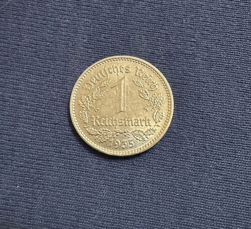 FKaiYin Geschnitzte Deutsche Reichsmark-Münze – Alte Gedenkmünze Mit 925er Silber-Überzug, In Sammeltasche, Perfekt Als Geschenk Für Sammler