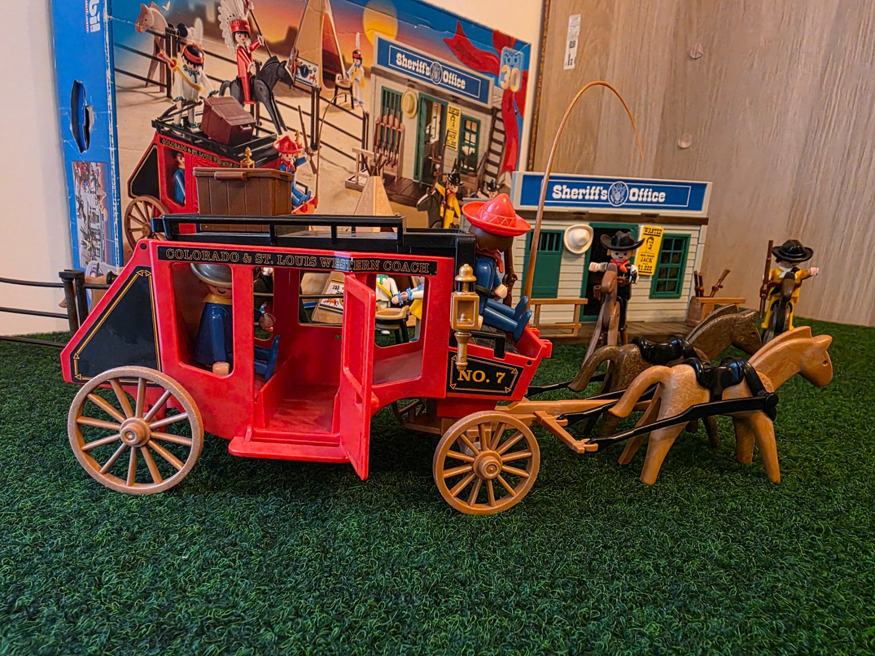 Playmobil Giocattoli: Playmobil Sheriff mit Postkutsche – Usato da Kreuzlingen venduto da Turbothom81 2
