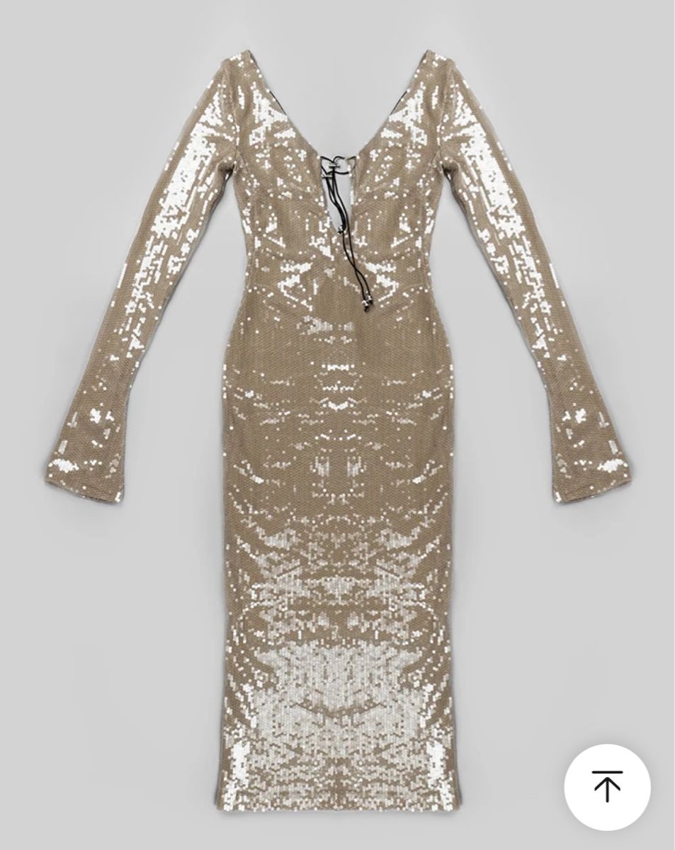 Vestiti: Sequin Beige Dress size M NP: 165.- – Nuovo (secondo la descrizione) da Horgen venduto da len_qjz9 3