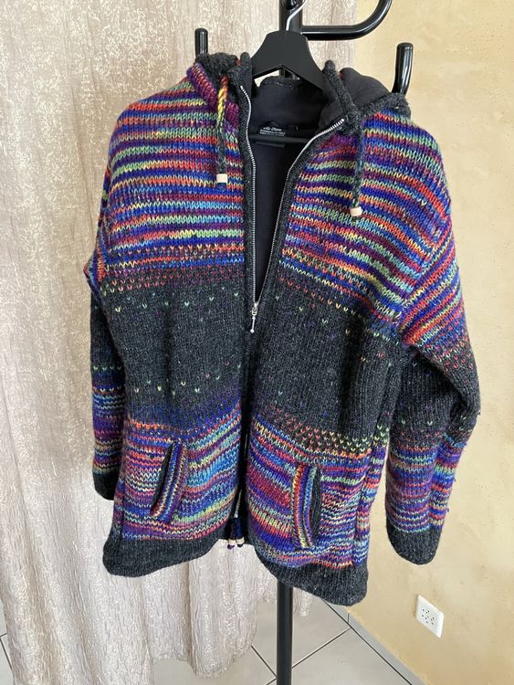 Trojan Herren Mac-Jacke Navy - Gepeachte Baumwolle Mit Stylischem Paisley-Besatz