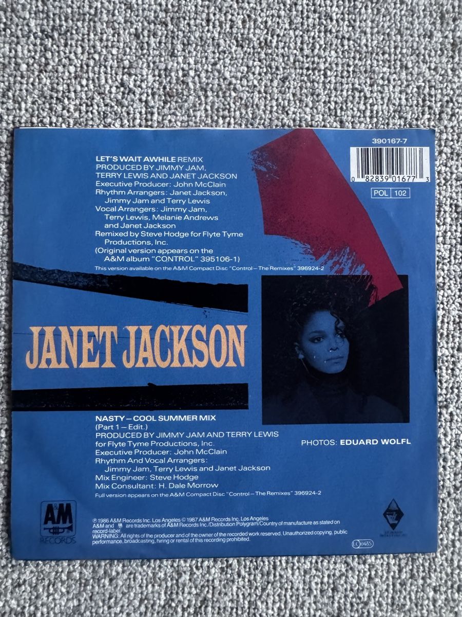 Schallplatten: Janet Jackson - Let's Wait Awhile - 7" Single - 80s – Gebraucht aus Rorbas von BlackstarRecords 1