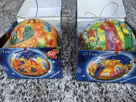 Puzzle ball Ravensburger Natale 60 pezzi diametro 7 cm