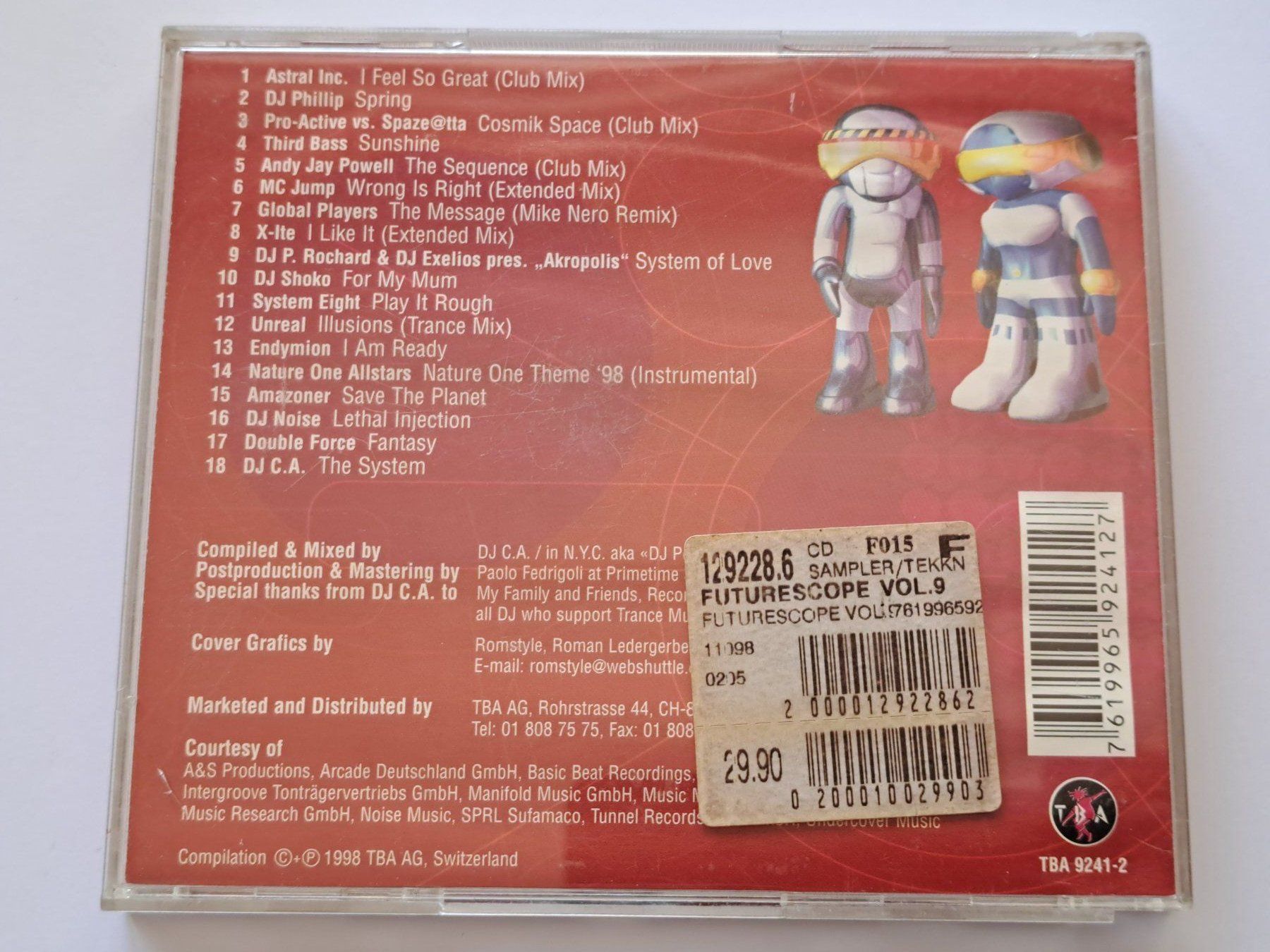 CD: Cd Futurescope volume 9  – Usato da Pully venduto da bro_n52j 1