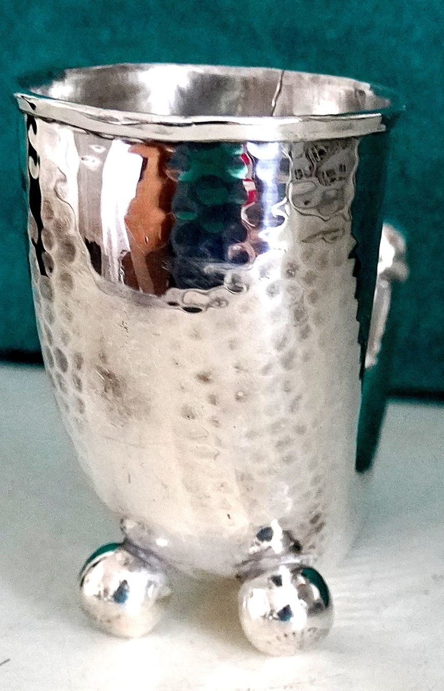 Supporti a parete: Vintage Horn Förmiger Stiftehalter Versilbert! – Usato da Baar venduto da 2cvbaar 1