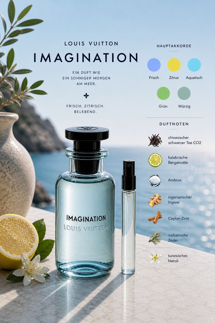 Louis Vuitton Profumi & Eau de Toilette: Louis Vuitton - Imagination - 5ml Probe – Nuovo (secondo la descrizione) da Bad Zurzach venduto da ParfumHubCH 1