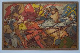 AK Bundesfeier Postkarte 1911 gelaufen 1.8.1911