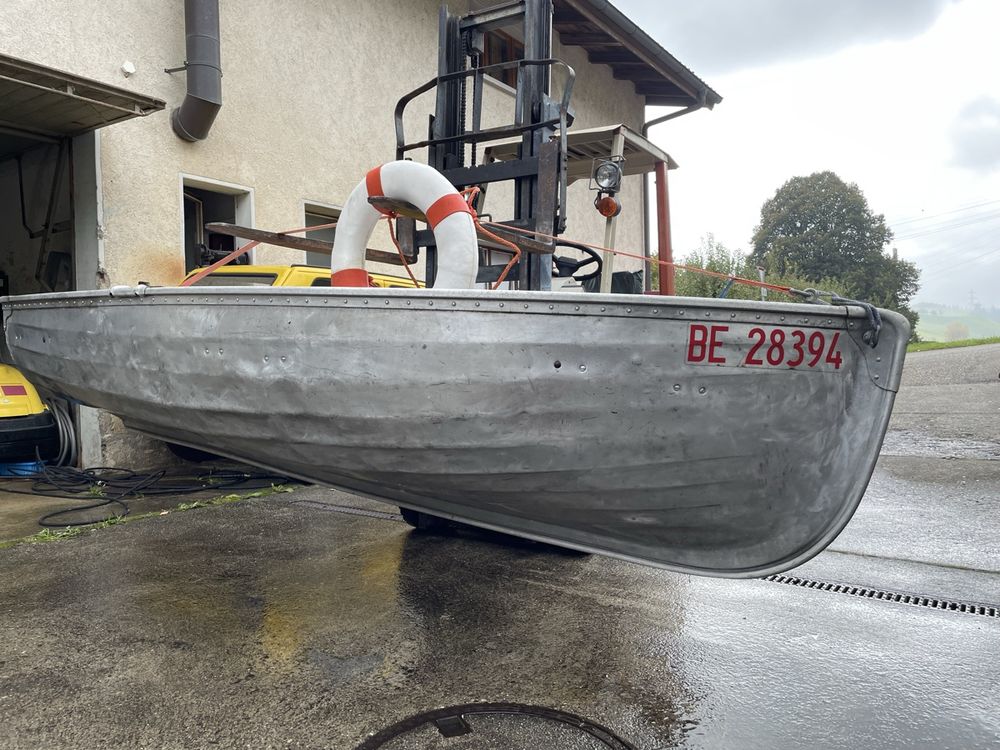 Spiboot altes Ruderboot Fischerboot Schiff Alu Boot (Gebraucht) in ...