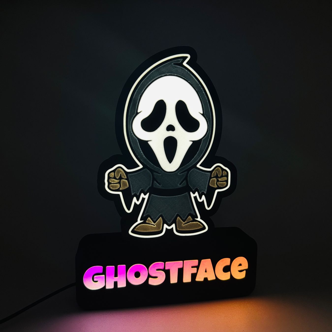 Lampade: Lightbox lumière led Ghost face SMART RGB – Nuovo (secondo la descrizione) da Vicques venduto da PAMB3D 3
