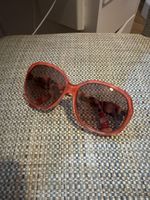 Vintage Pucci Sonnenbrille, rot pink gemustert, Top Zustand!