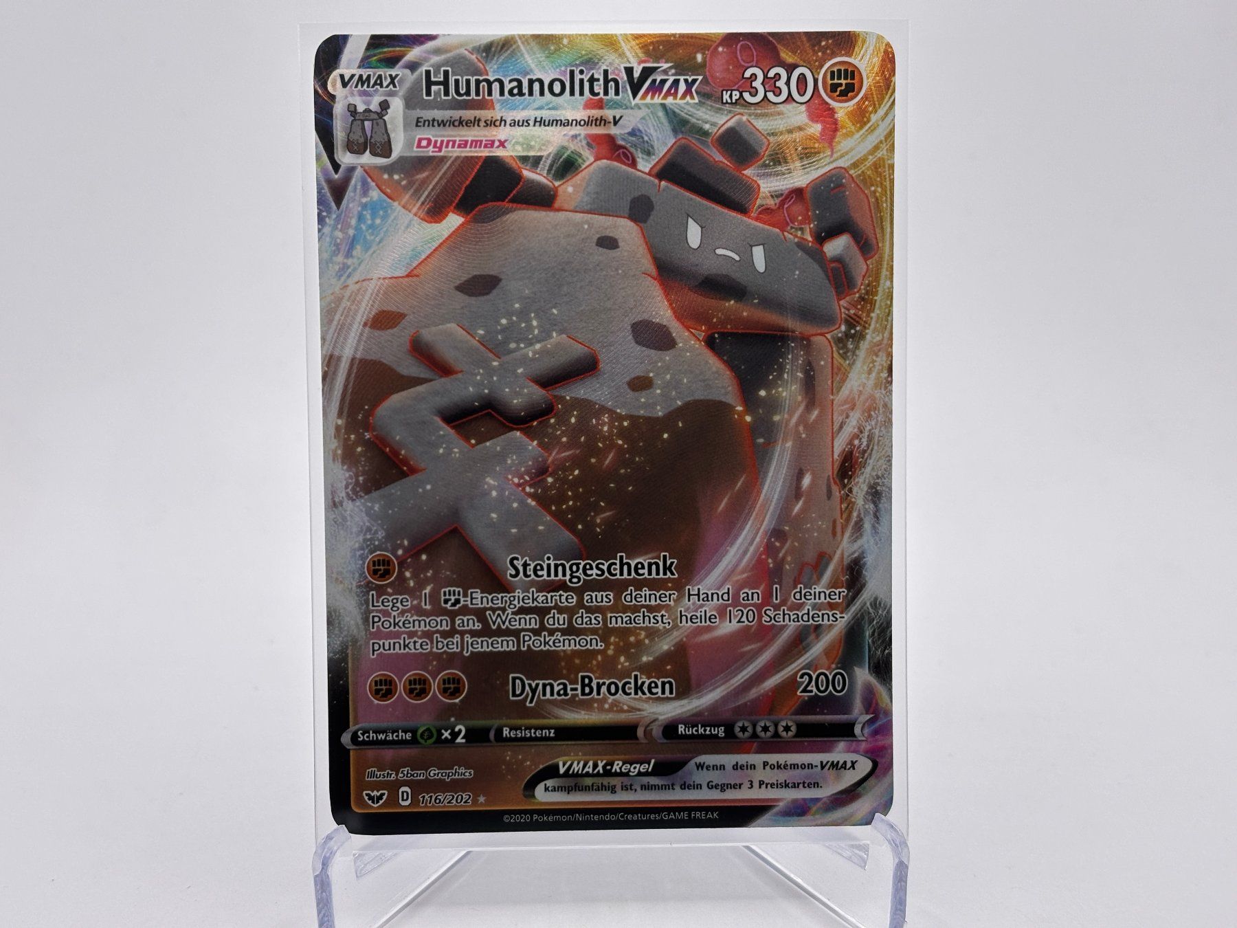 Pokémon Carte collezionabili: Schwert & Schild - Humanolith VMAX  (SSH 116) - DE – Nuovo (secondo la descrizione) da Allschwil venduto da bul_5pmr