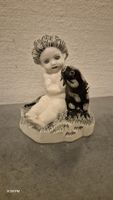 Wiener Keramik Putto mit Salamander um 1910 Jugendstil