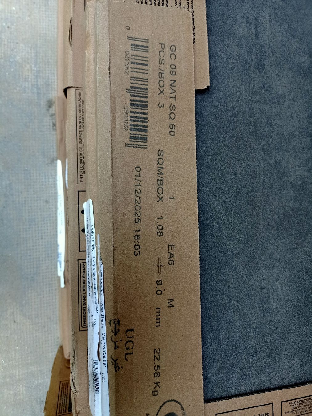 Rivestimenti per pavimenti: Feinsteinzeug Bodenplatten 60x60 Grau – Nuovo (secondo la descrizione) da Flamatt venduto da Marpou 7