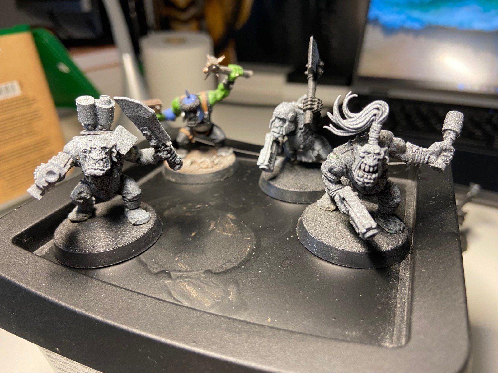 Warhammer 40K Ork Boyz Custom Postures 22 models (Gebraucht) in Baar ...