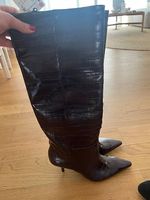 Zara Stiefel Fake Leder, Nie benutzt