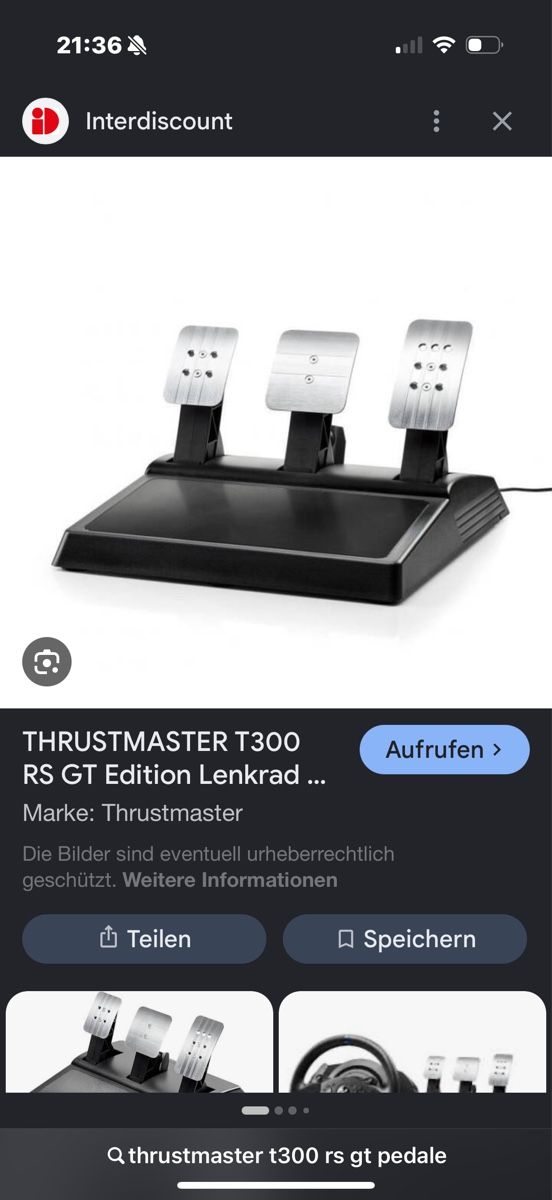 Sistema di controllo: Thrustmaster T300 RS GT Pedale – Usato da Arnegg venduto da mom_d7sr