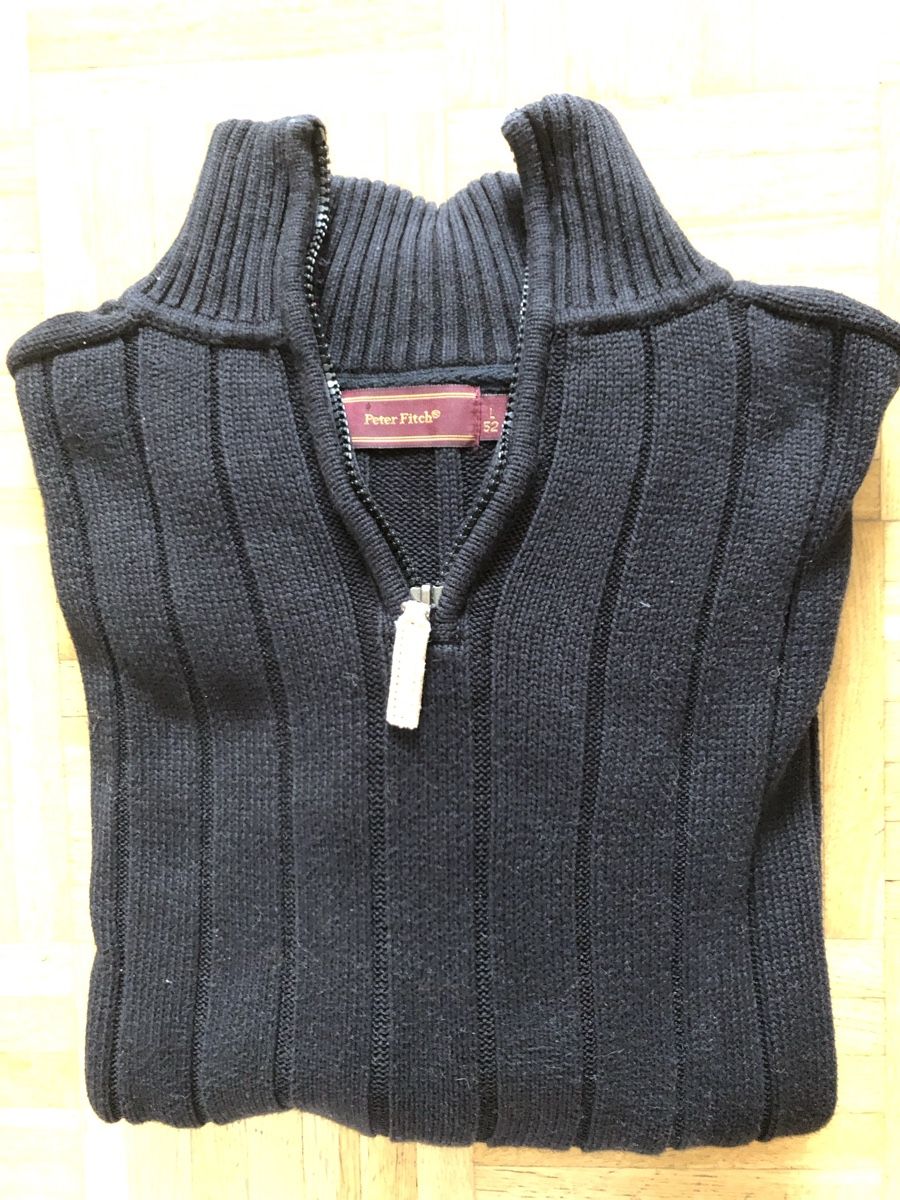 Pullover & Sweatshirts: Peter Fitch Strickpullover, Gr. L (52), marineblau! – Gebraucht aus St.Gallen von sangi56 2