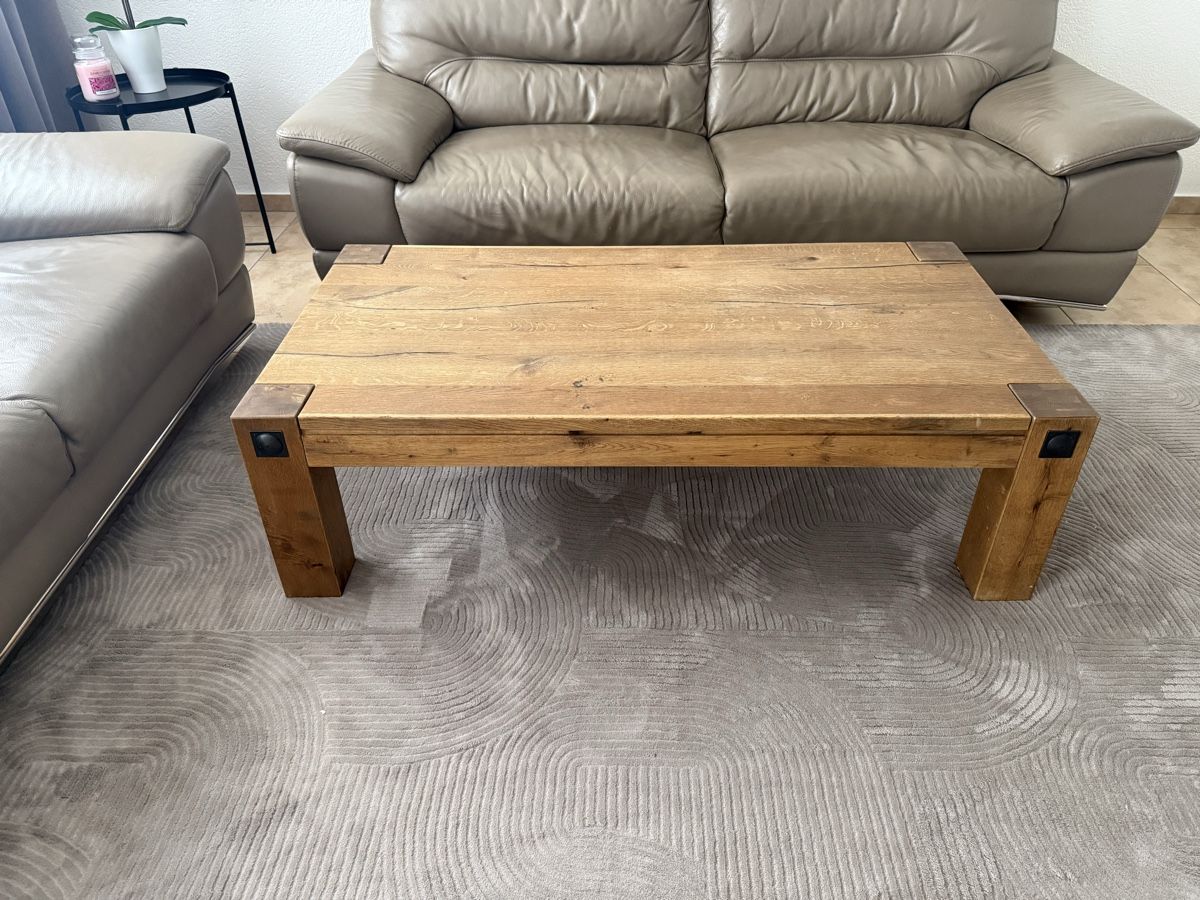 Divani: 2 Sofas und ein Holztisch  – Usato da Trimbach venduto da EmrahK01 3