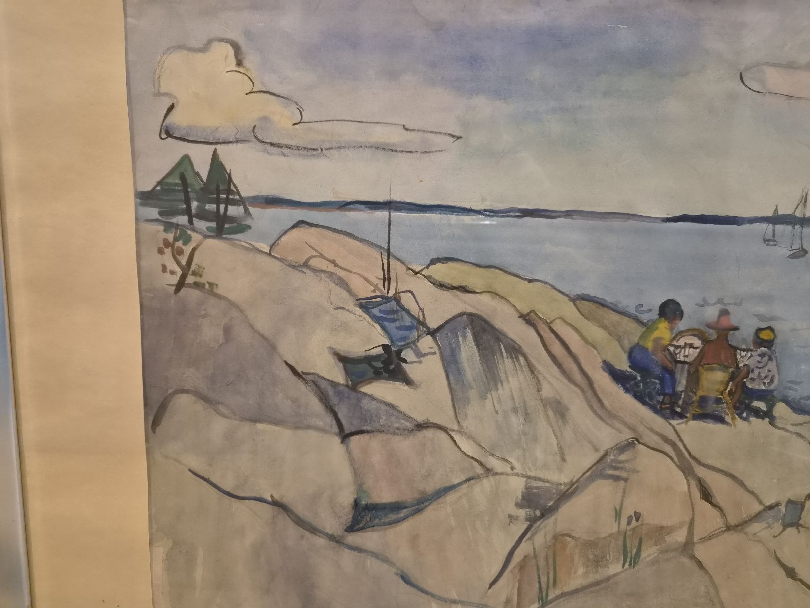 Tableaux: Aquarelle Gemälde  – D'occasion à Hauptwil par Schwertfisch24 2