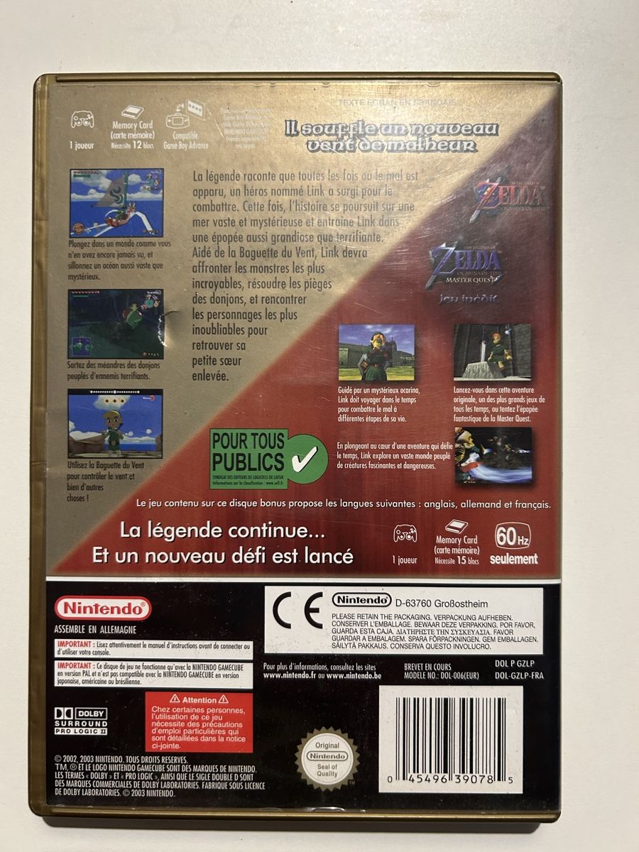 Nintendo Spiele: Zelda The Wind Waker ed.limitée FRA – Gebraucht aus Pully von PongDayOne 1