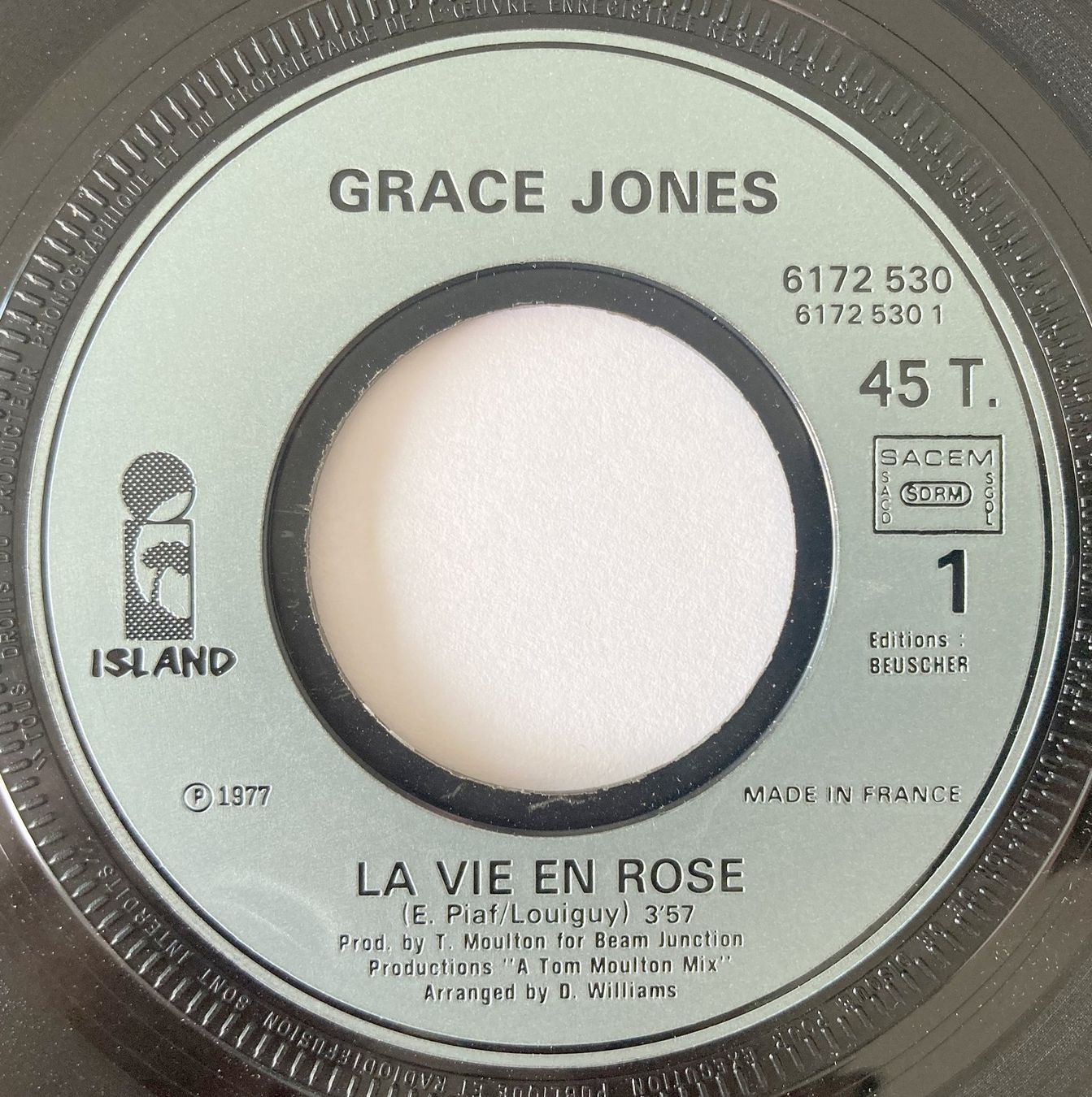 Vinyles: GRACE JONES - LA VIE EN ROSE – D'occasion à Bottens par hotter-than-hell 2