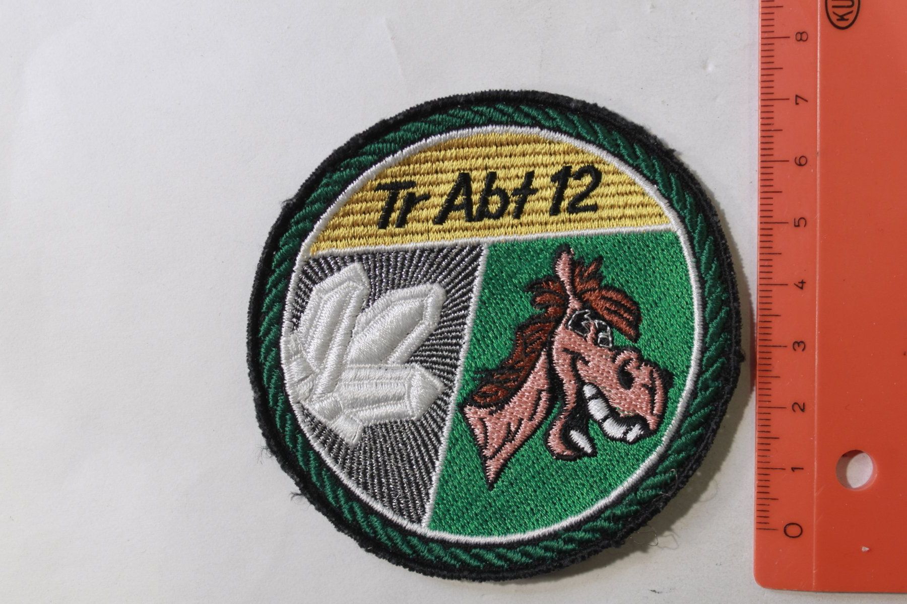 Schweizer Armee Plaketten & Abzeichen: tr abt 12 – Gebraucht aus La plaine von 762