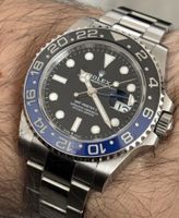Rolex GMT-Master II Batman, 2023 - Bucherer Basel, Full Set!