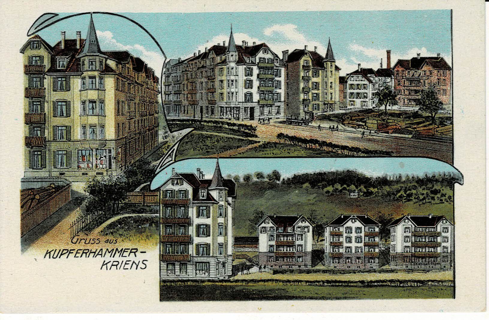Cartes postales: KUPFERHAMMER Kriens LU ca 1920! – Neuf (Voir description) à Hergiswil NW par Kartenfrau
