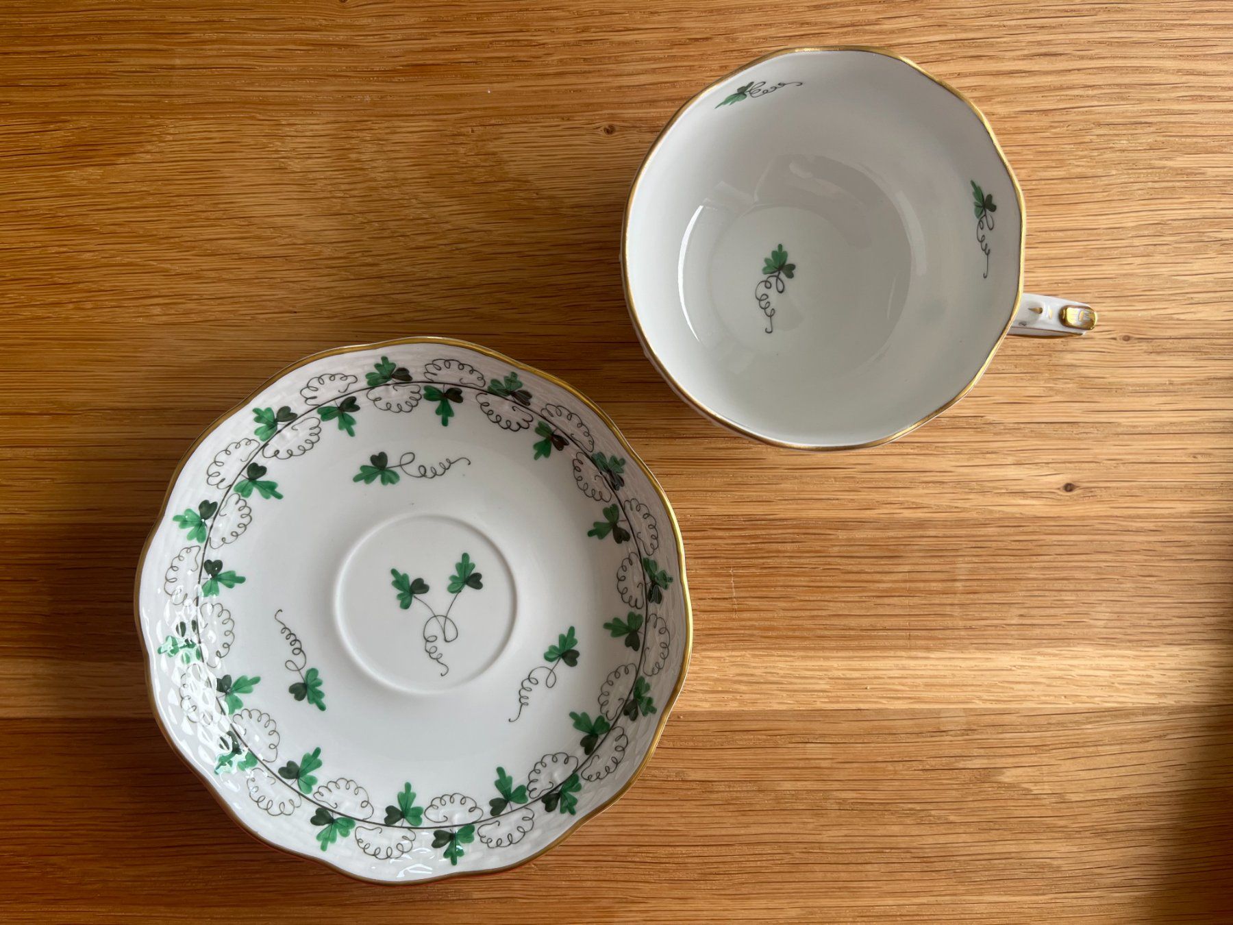 Herend Tasses: Herend Tasse mit Unterteller – Neuf (Voir description) à Schwerzenbach par b00nb00n 2