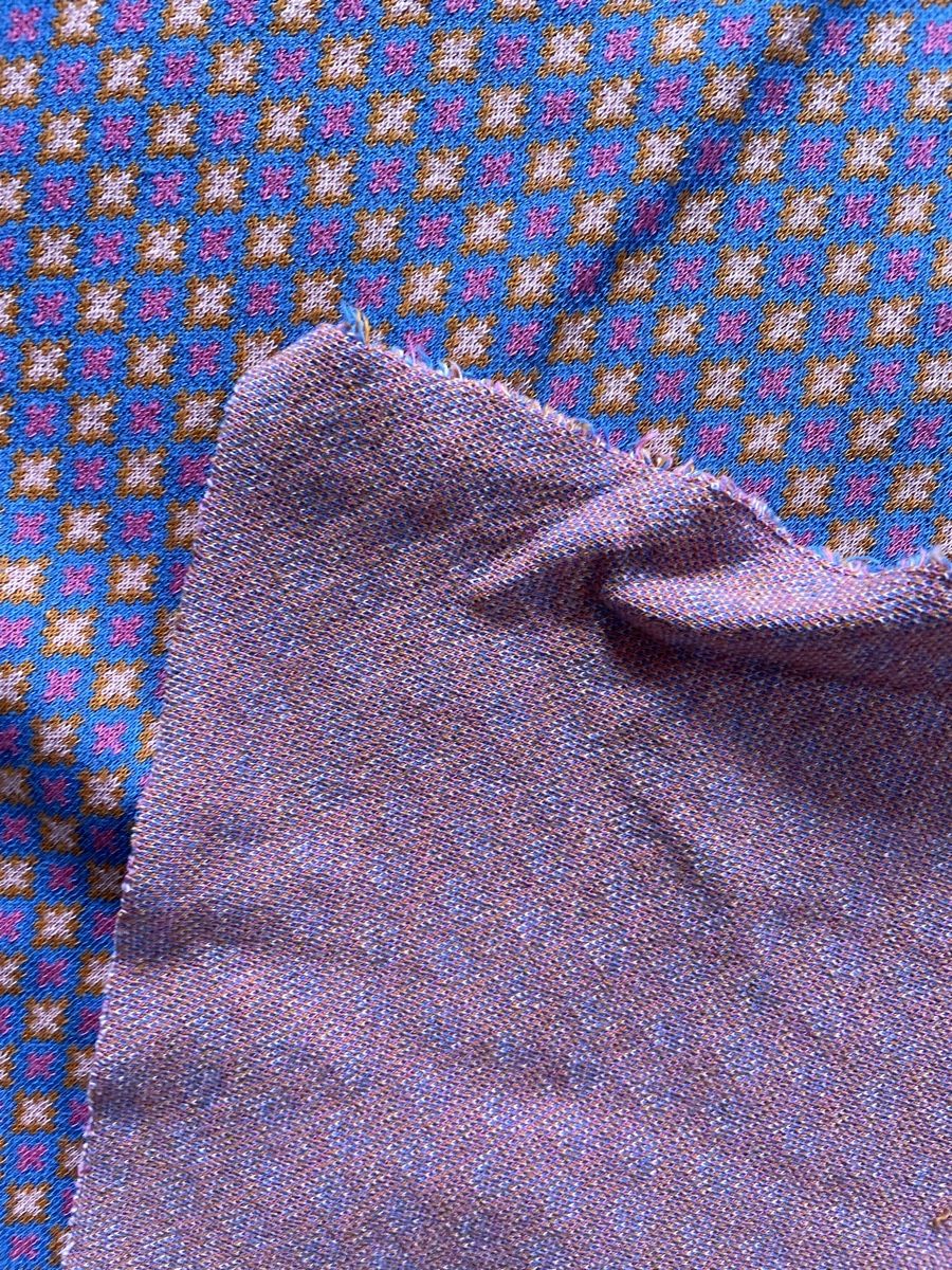 Tessuti: Jacquard-Stoff, Rautenmuster 140x105cm – Nuovo (secondo la descrizione) da Fehraltorf venduto da Nadja0205 1