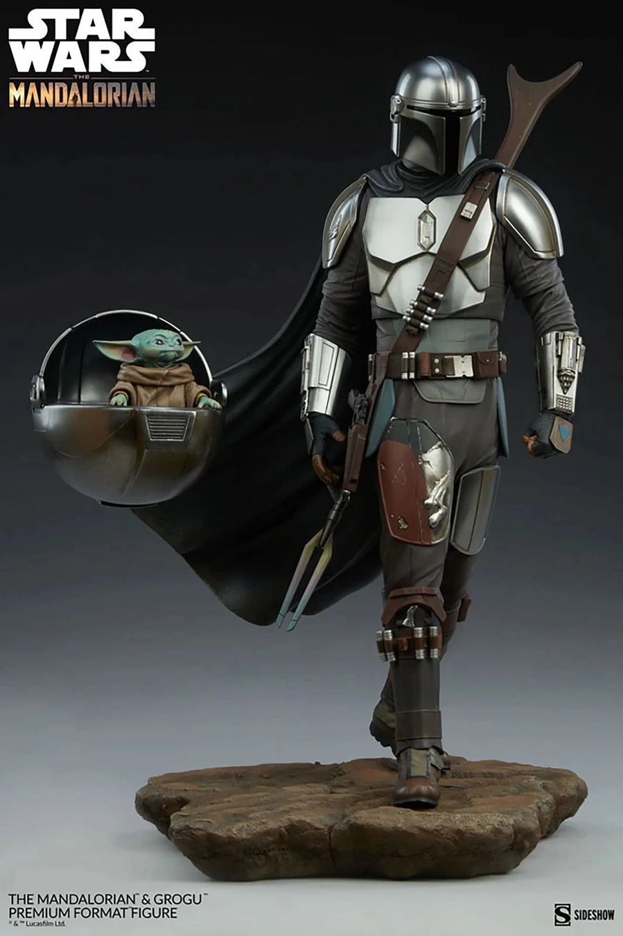 Figurines: Sideshow Mandalorian & Grogu Premium Format 1/4 – Neuf avec emballage d'origine à Dorénaz par Yanno94