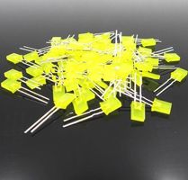 Rechteck-LED 2x5x7mm gelb, 10 Stück