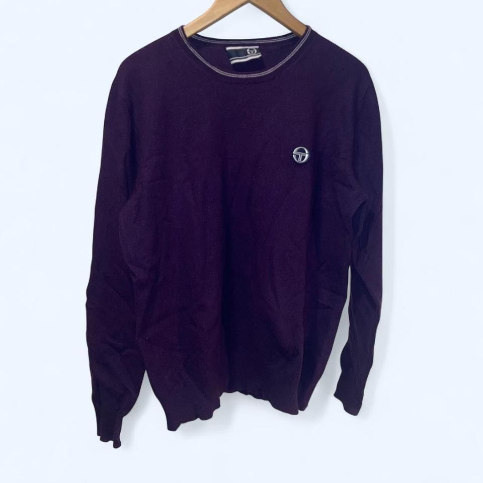 Pullover & Sweatshirts: Sergio Tacchini Baumwolle & Leinen Pullover violett – Gebraucht aus Bern von anj42 2