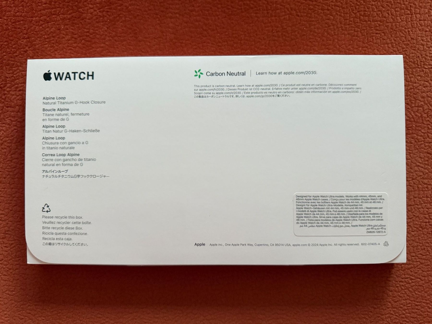 Armbänder & -reifen: Apple Alpine Loop Armband – Neu und originalverpackt aus St.Gallen von lev_6vsm 1