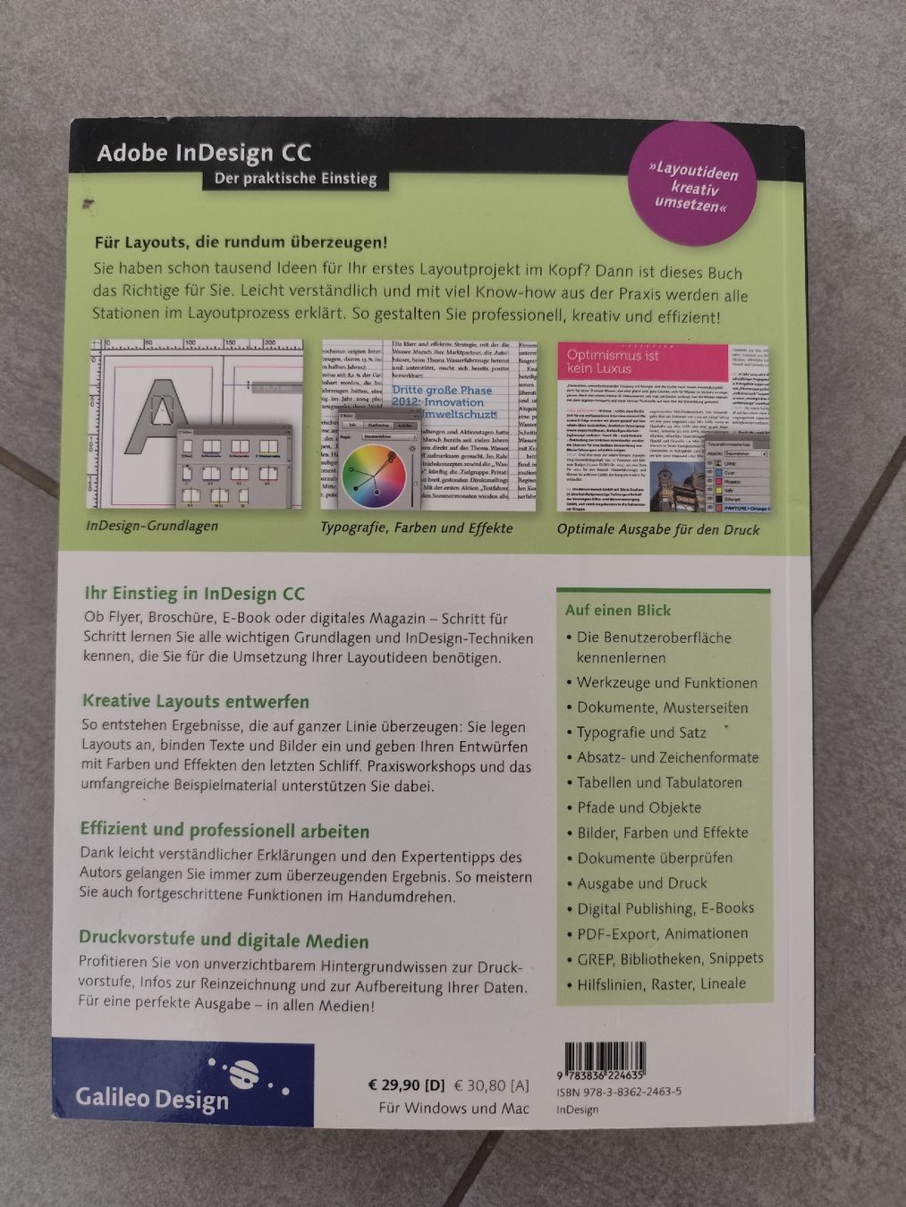 Livres: Adobe InDesign Buch – D'occasion à Kerzers par sb_12 1