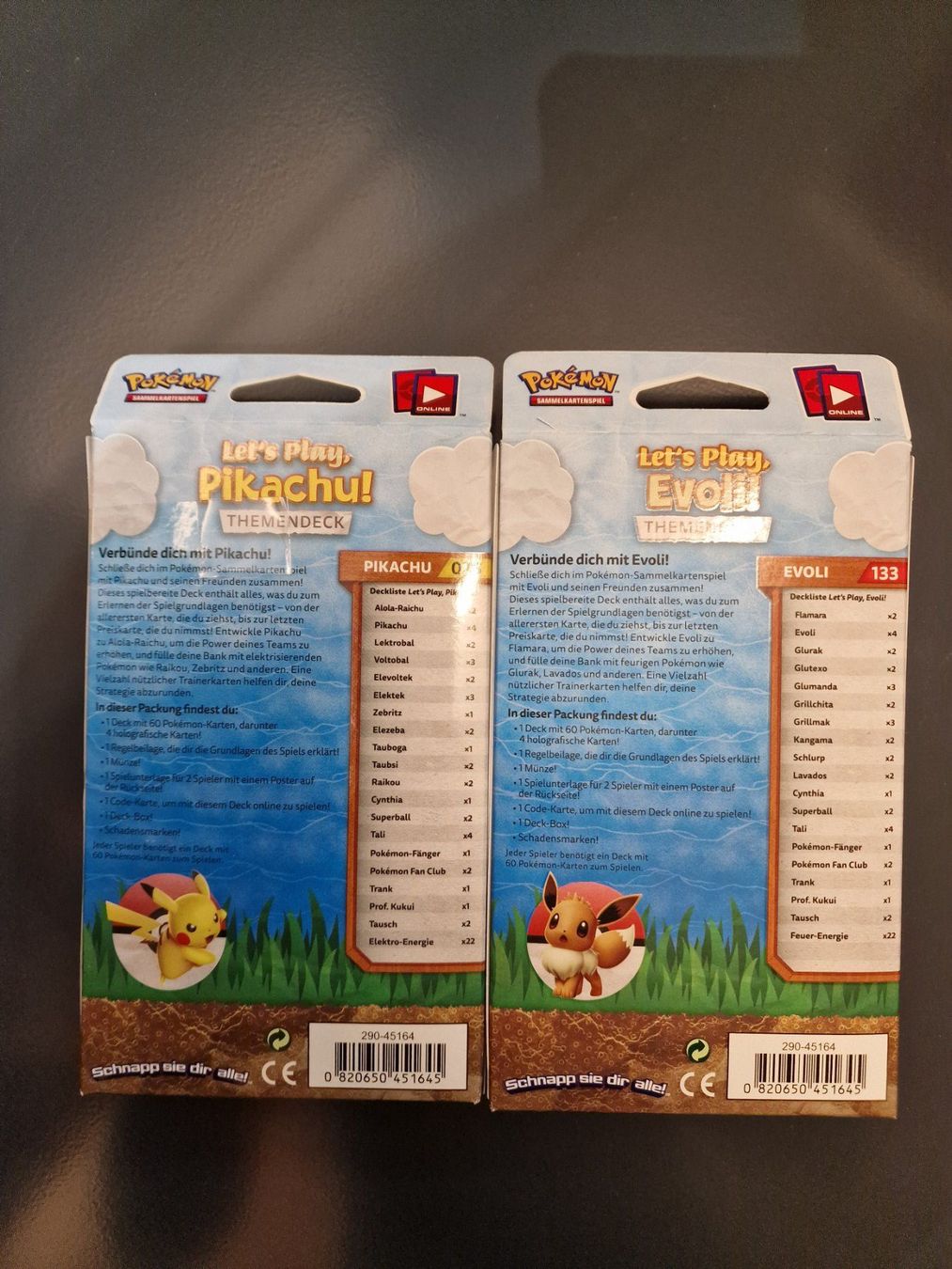Pokémon Carte collezionabili: Pokémon Themendeck Pikachu & Evoli, neu & originalverpackt – Nuovo e nell'imballaggio originale da St. Erhard venduto da hubi36 1