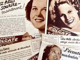 Colgate Zahnpasta Dentifrice - 5  Werbungen/Publicités 1932