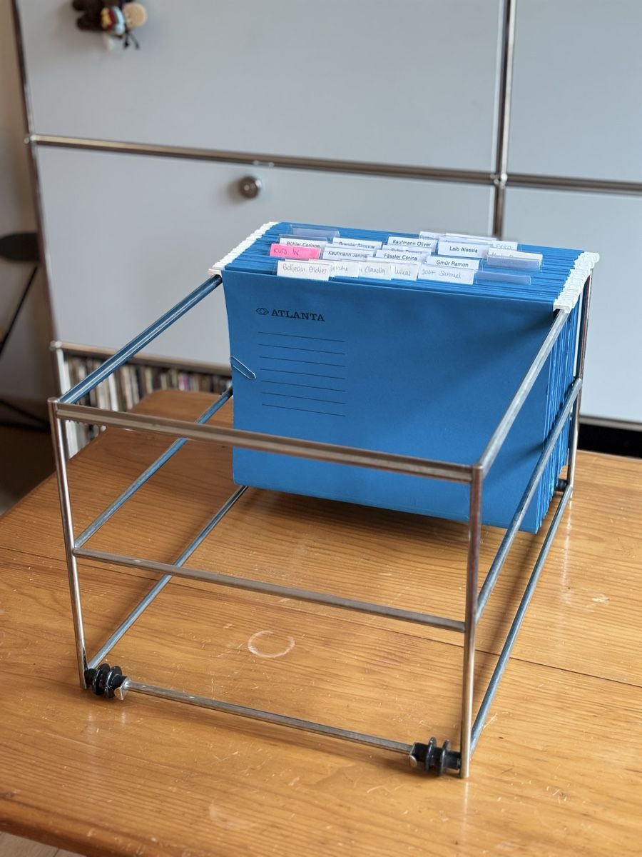 USM Banconi: USM Hängeregister Einsatz - 75x50x35 – Usato da Winterthur venduto da JAKU.SPACE 2