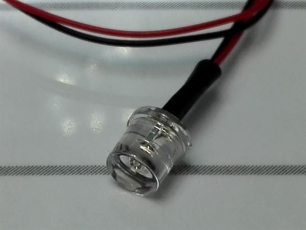Componenti elettronici: Flachkopf-LED 5mm, grün, verkabelt 12V – Nuovo (secondo la descrizione) da Luzern venduto da Salefactory 3