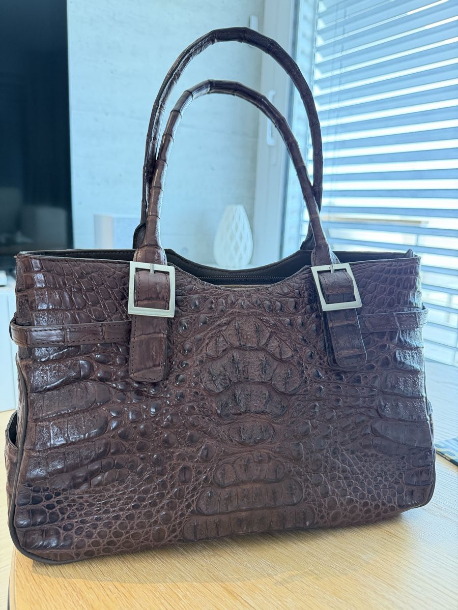 Taschen für Damen: Handbag Crocodile Bag – Gebraucht aus La Tour-de-Peilz von HOTMI00 4