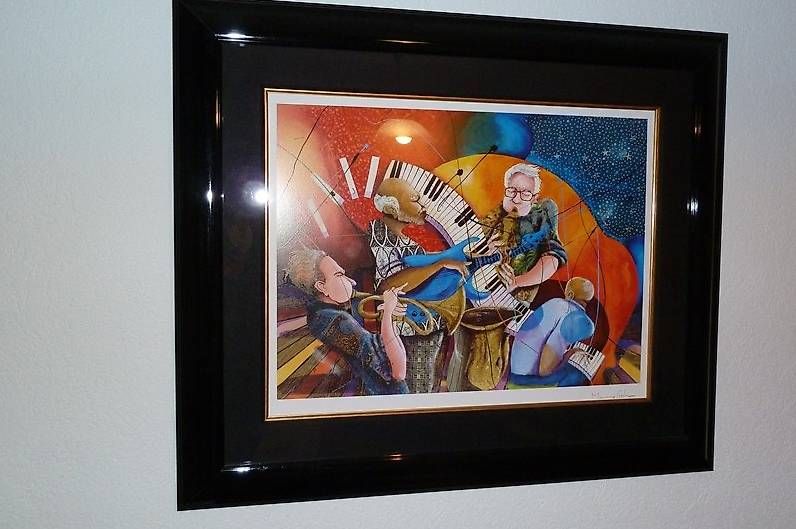 Foto & Immagini: Bild Kunstdruck Markus Glenn Jazz – Usato da Thun venduto da Saxy