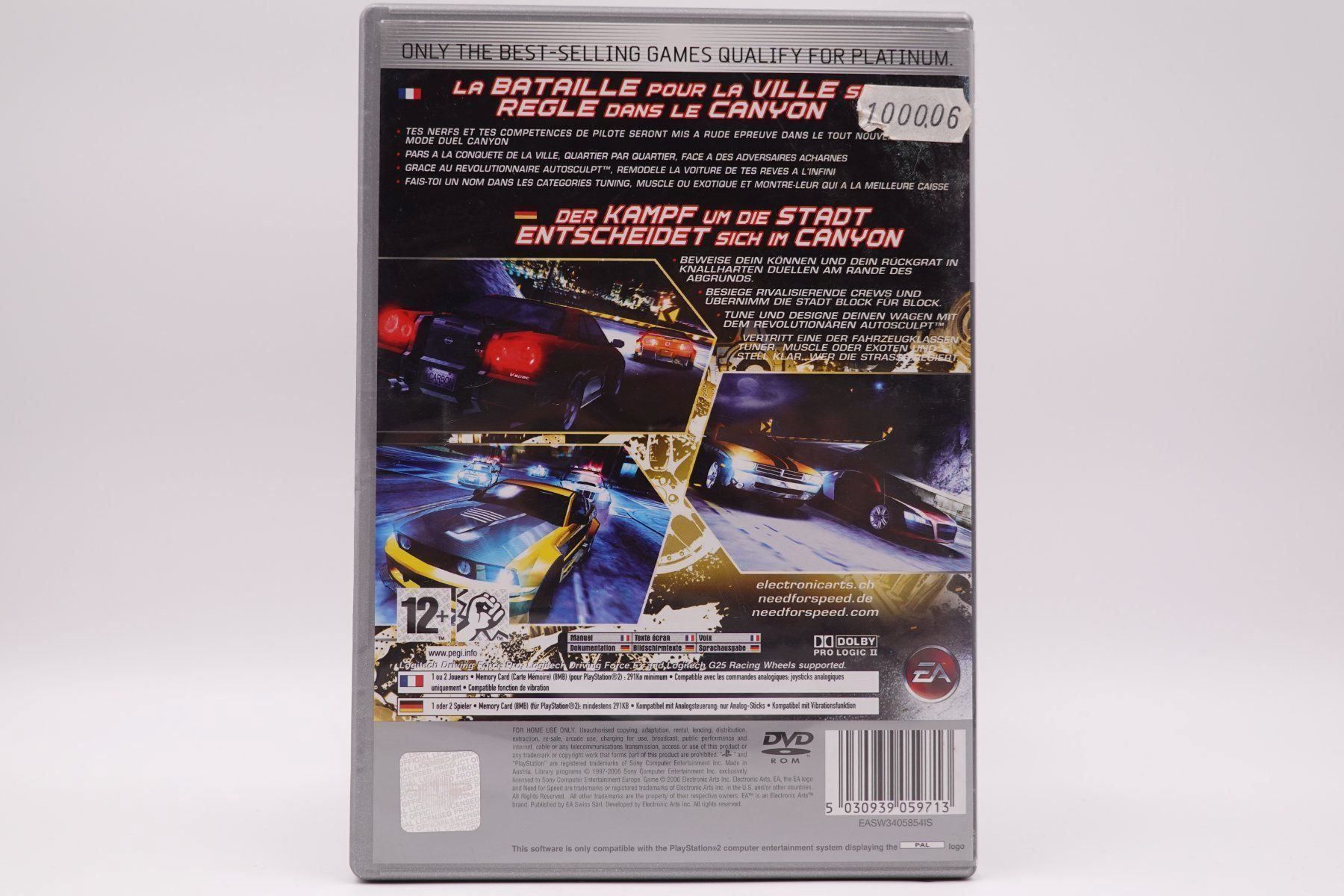 Sony Giochi: Need for Speed Carbon (PS2) – Usato da Herisau venduto da ZelliZone 2