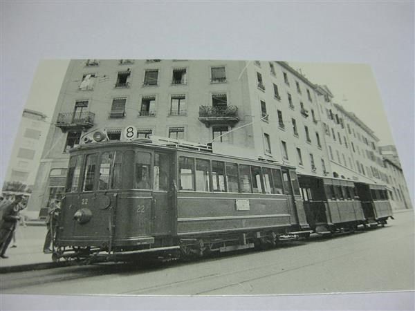 Cartoline postali: AK Station Rive mit Tram – Nuovo (secondo la descrizione) da Malters venduto da Marosko