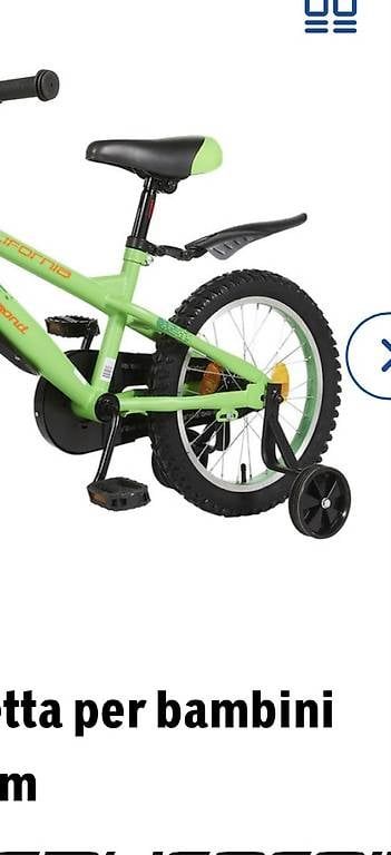 Vélos: Bicicletta con rotelle  – D'occasion à Locarno par cve_k9h2