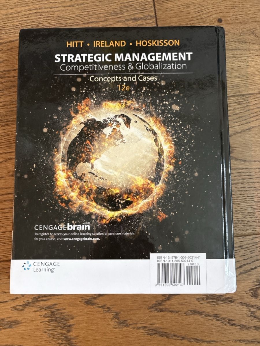 Libri: Buch: Strategic Mangement – Usato da Zunzgen venduto da ver_27c7 1