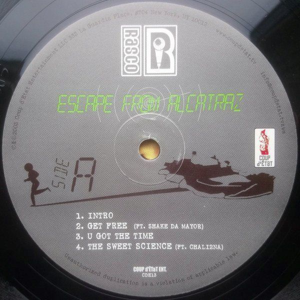 Dischi in vinile: Rasco – Escape From Alcatraz – Nuovo e nell'imballaggio originale da Genève venduto da jim.k 7