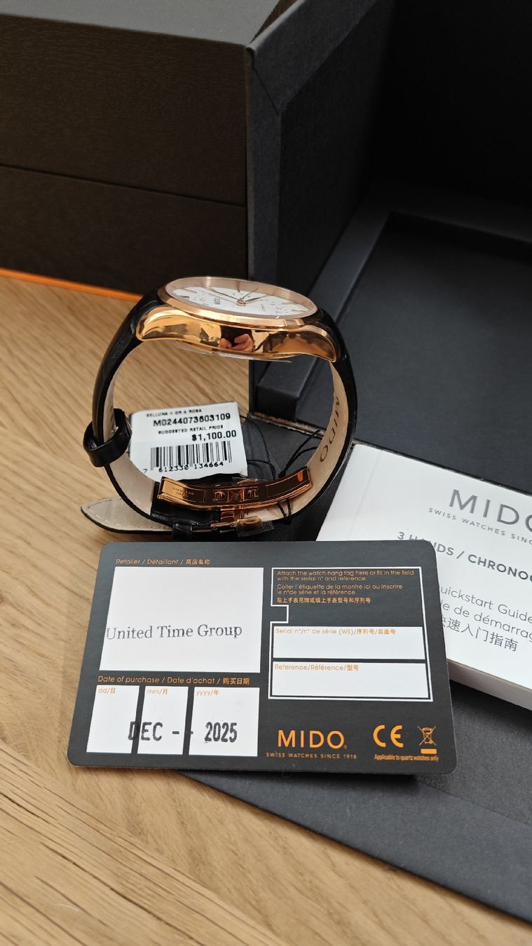 Mido Orologi: Mido Belluna II, Automatik, Neu – Nuovo e nell'imballaggio originale da Münchenbuchsee venduto da manolito_m 3