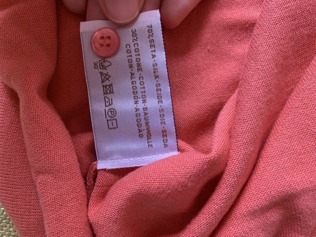 Pullover & Sweatshirts: Cardigan seta/cotone arancione tg M – Gebraucht aus Bellinzona von rob_d6fz 3