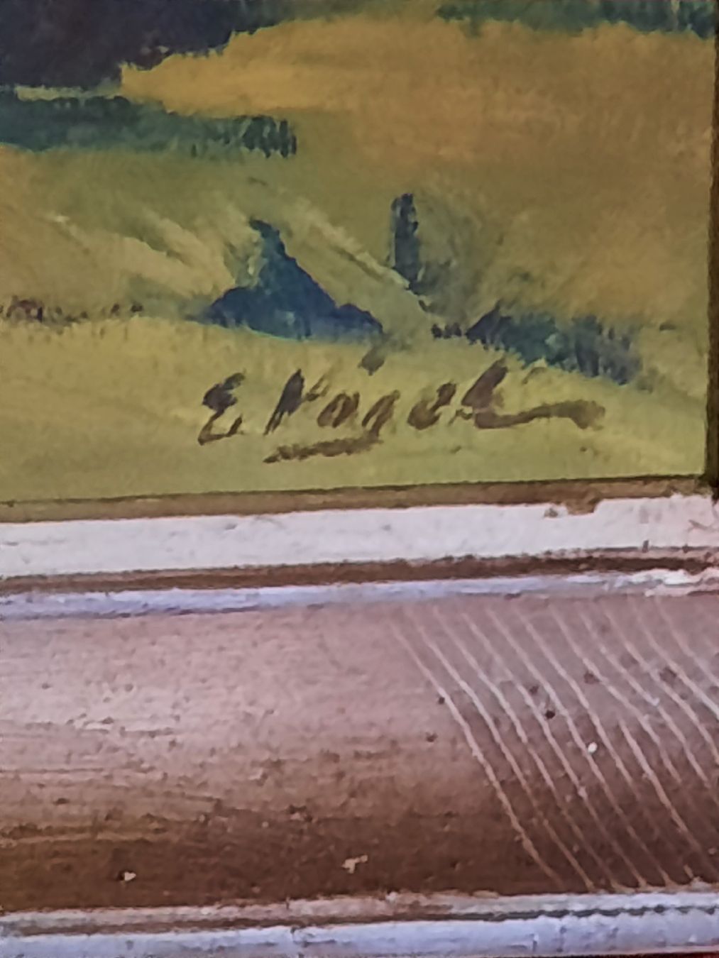 Tableaux: E.Vögeli, Ölbild LAC DE BRET – D'occasion à Busswil BE par balu37 3