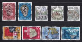1985-1986   Sätze + Einzelausgaben  ERSTTAG   VOLLSTEMPEL